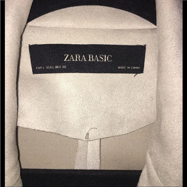 ✨Zara Suede Beige Blazzer✨ - Image 5
