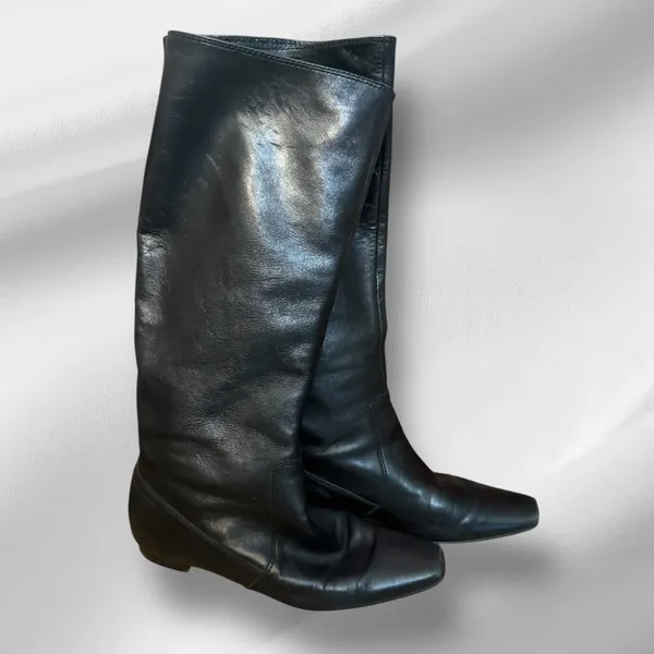 Enzo‎ Angiolini Black Leather Tall Boots - Image 2
