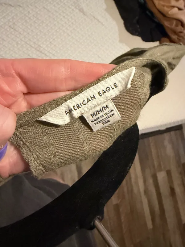 American Eagle open back long sleeve top - Image 3