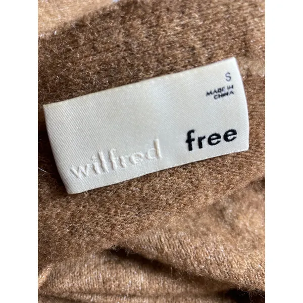 Aritzia Wilfred Free Ryley Wool V Neck Long Sleeve Button Cardigan Sweater Top S - Image 6