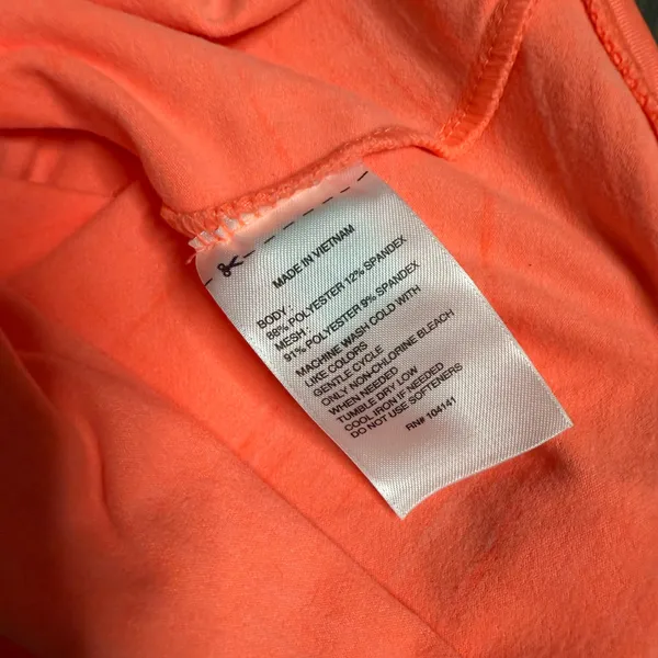 Reebok Women's Neon Coral Sweatshirt - Image 9