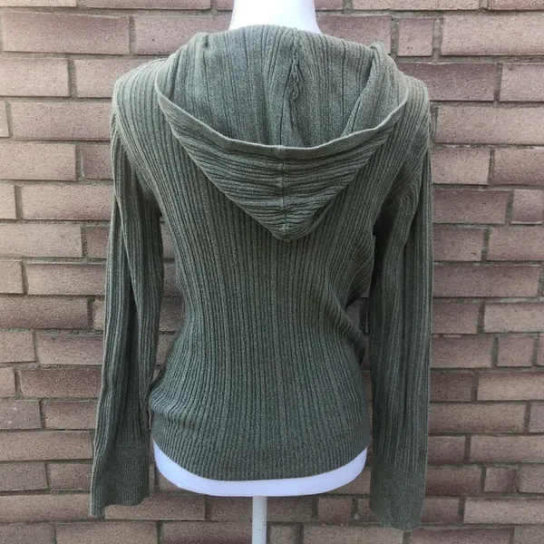Natural Reflections Green‎ hooded sweater Size Medium - Image 5