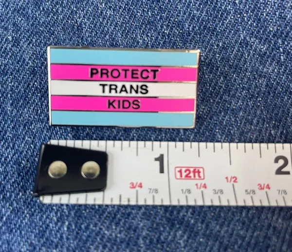 Protect Trans Kids Enamel Pin Multiple - Image 3