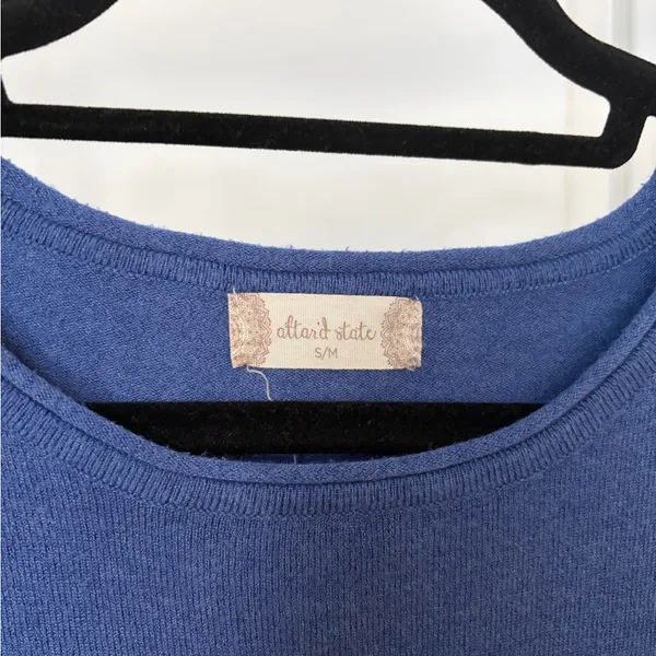 Altar'd State Blue Long Sleeve Sweater - Image 3