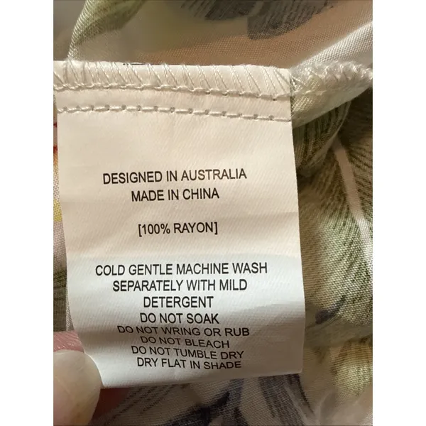 Label Of Love Anthropologie Floral Toscana Smock Maxi Dress XL Boho‎ Coastal - Image 10