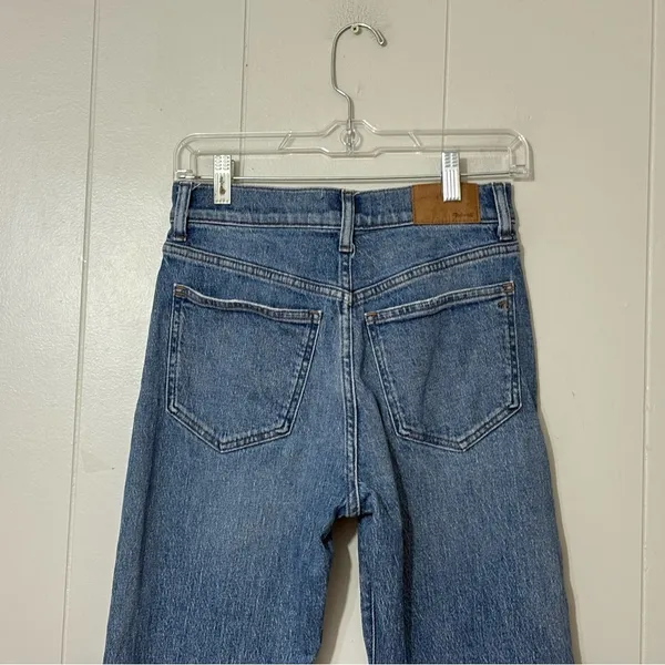 Madewell The 90s Straight Jeans High Rise Vintage Wash Women’s Size 25 - Image 5