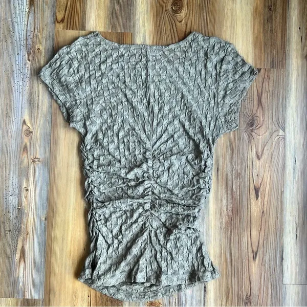 Free People Intimately NEW Lace Baby Tee Keep It Simple Top Size M #C24109 - Image 7