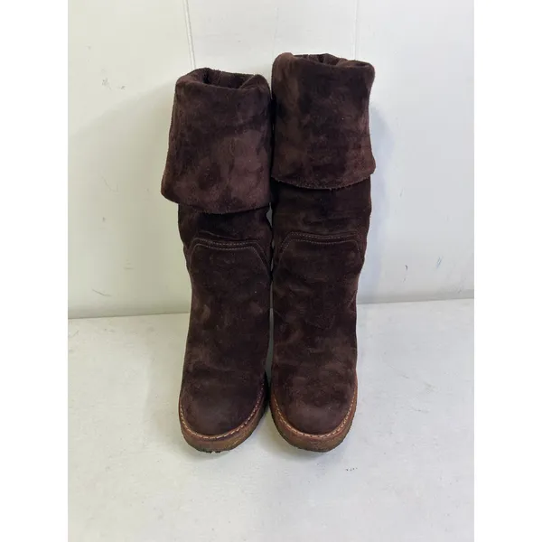 UGG Women's Josie Brown Suede Convertible Heel Boots in Size 5 - Image 8