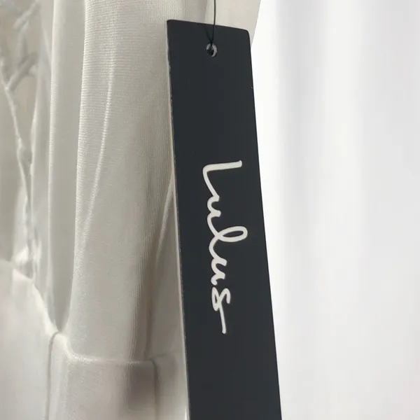 NWT Lulus Lavish Lattice Bodycon Dress in‎ White Size Small - Image 7