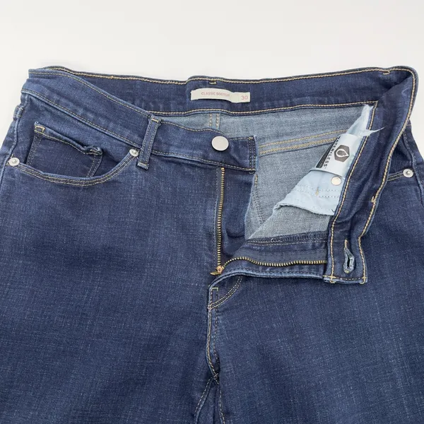 Levis Classic Bootcut Jeans Womens 30 Dark Wash‎ Stretch Minimalist Americana - Image 8