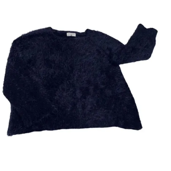 Lou & Grey Soft Cozy Navy Blue Sweater(Size XS) - Image 3