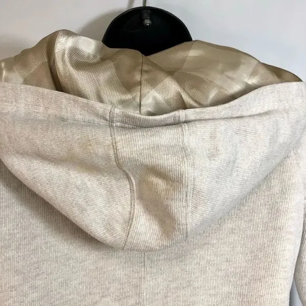 Billabong Women’s Double Breasted Coat, Hooded in Cream, Size Small - Image 6