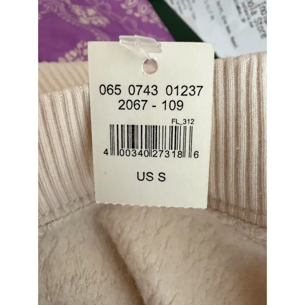 Aerie Chilled Out Cream Fleece Oversized‎ Sweatshirt Ribbed Trim Small NWT - Image 4