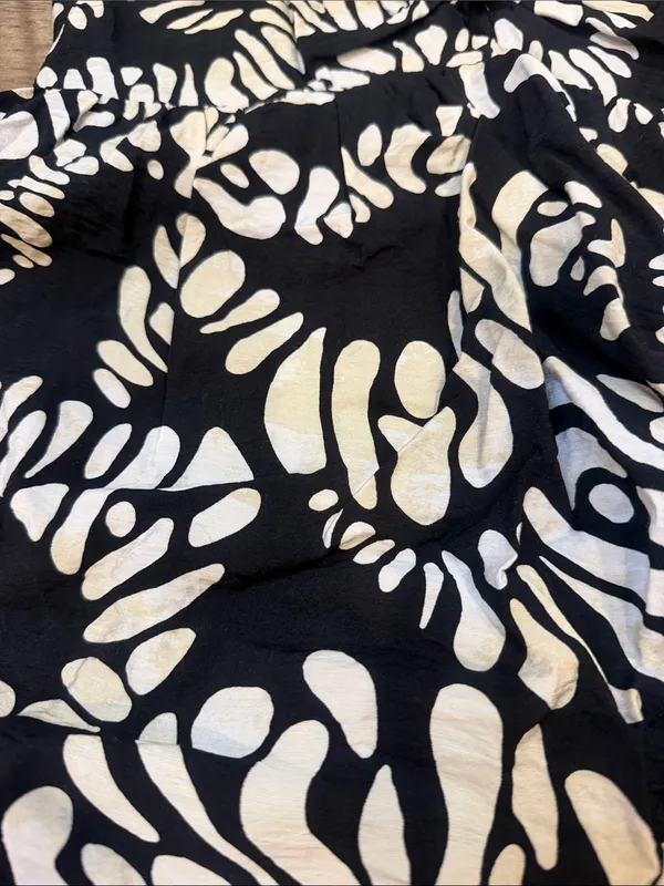Nine West Black and White Tie-Front Sundress Size CS - C31-064 - Image 4