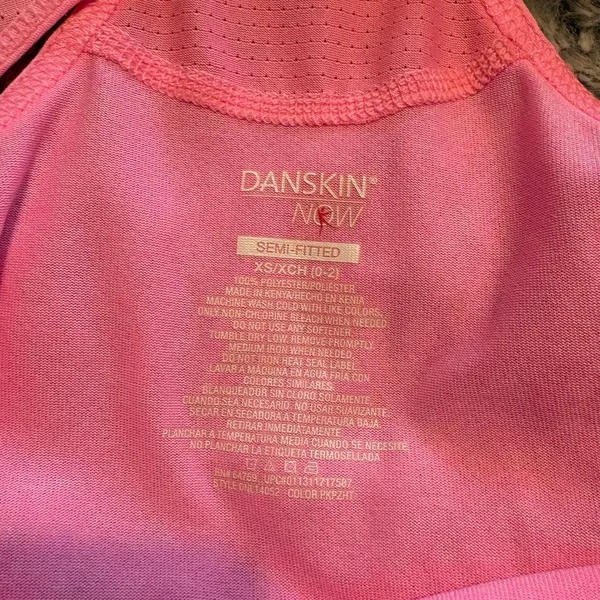 Danskin pink polyester tank top - Image 3