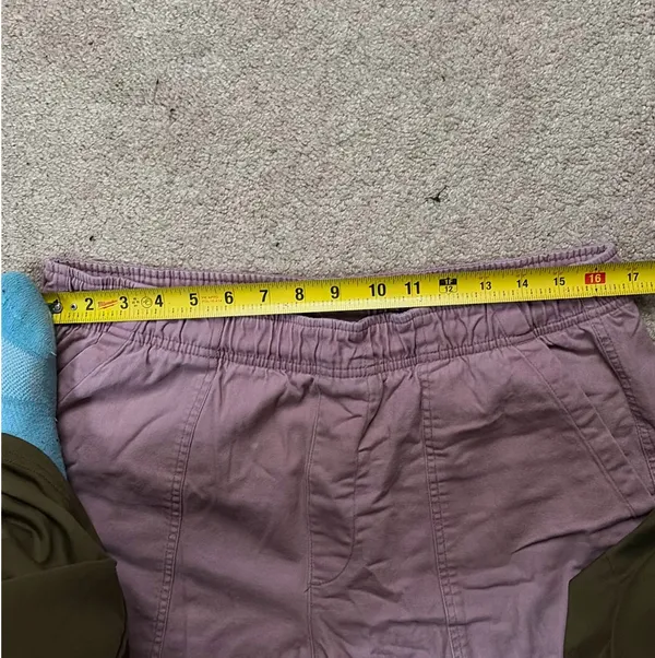 Old Navy Blush Pink, Elastic Waist, Utility Pants - Image 9