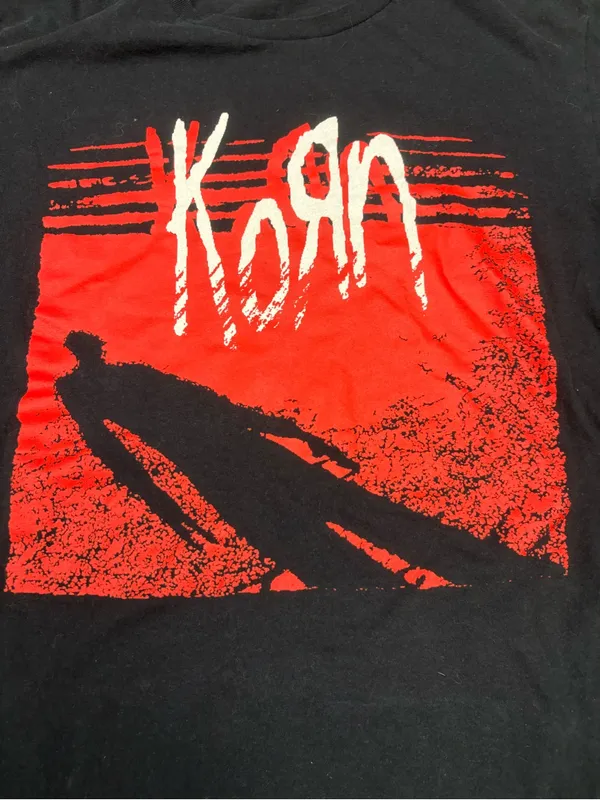 Korn Shadow Silhouette Graphic T-Shirt Black Size Womens Small Altwear Grunge - Image 3