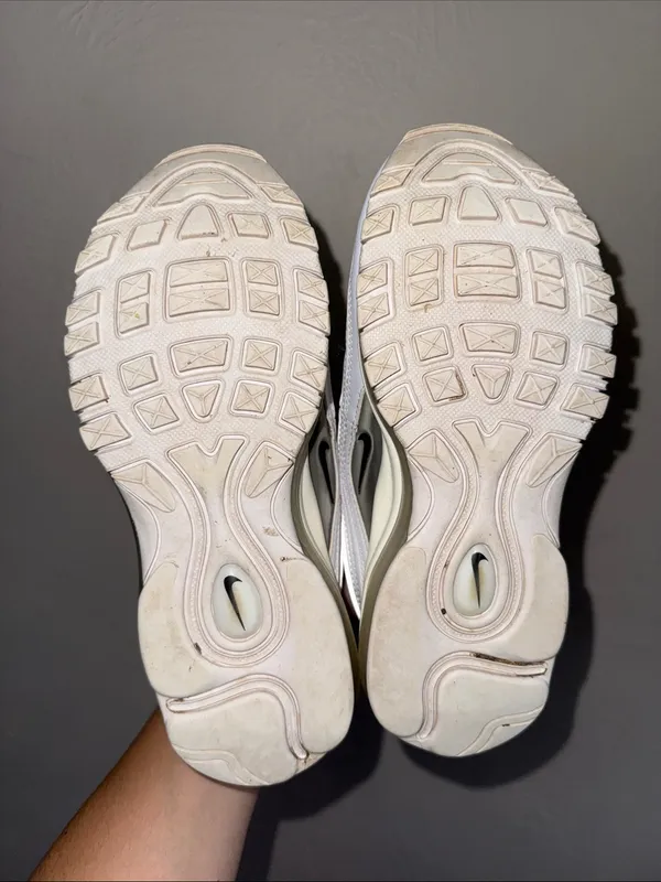 Nike Air Max 97 White Grey Black Sneakers Women’s Size 6 - Image 6