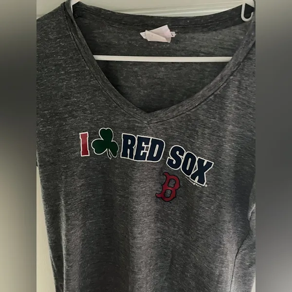 Genuine Merchandise Boston Red Sox Gray T-Shirt Size L - Image 2