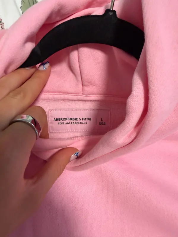 Abercrombie hoodie Pink Size L - Image 2