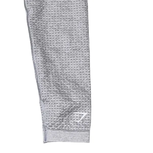 Gymshark Women’s Gray Vital Seamless crop Leggings Tights Pants - Image 6