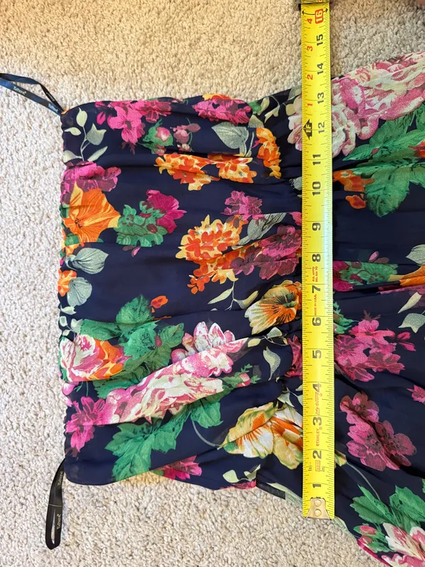 Papaya Maxi Floral Dress Size L - Image 6