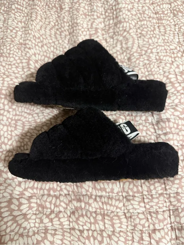 UGG Fluff Yeah Slide black size 6 - Image 3