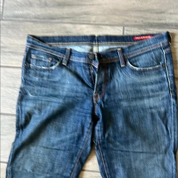 Citizens Of Humanity Blue Flare Wide Leg Jeans - Image 6