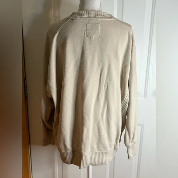 Aerie Cream Oversized “Cheers” sweatshirt. Size M * - Image 3