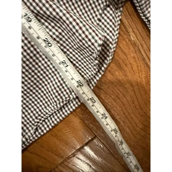 Zara plaid puff sleeve long sleeve button down xs - Image 7
