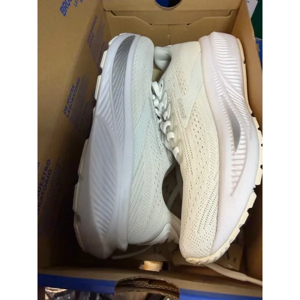 Brooks Women's Ghost 17 Running Shoes White White Grey Size 9.5 NWB - Image 7