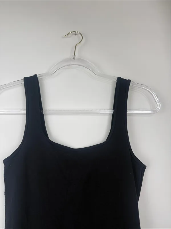 Abercrombie Soft AF Collection Black Tank Sleeveless Bodysuit Size Medium - Image 2