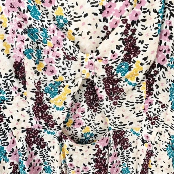 New free people‎ keyhole miss right floral dress small - Image 12