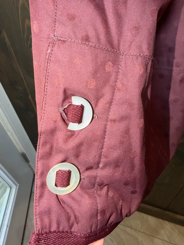 686‎ Polka Dot Ski Snowboard Snow Pants Red Size L - Image 8