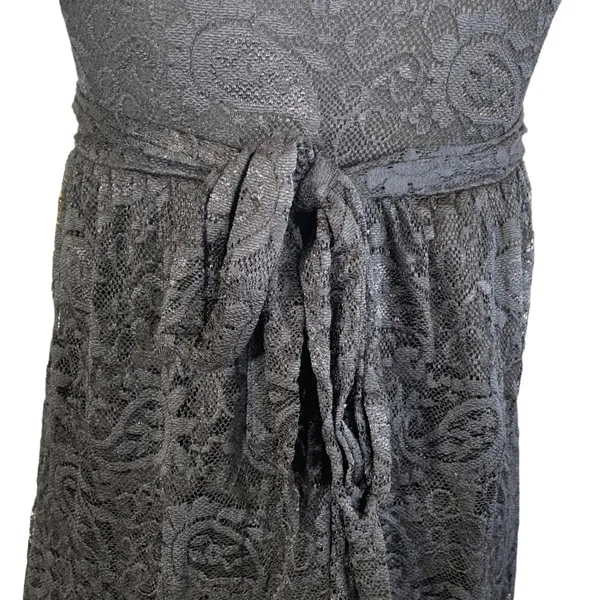 Y2K Whimsigoth Fairy Grunge Dark Romance Ethereal Sheer Lace Cami Babydoll Top‎ - Image 12