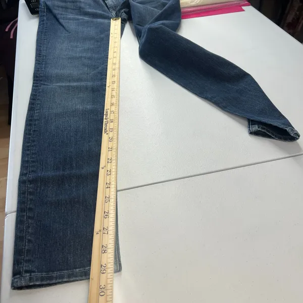 7 For All‎ Mankind Gwenevere Skinny Jeans Womens 27 Blue Denim Stretch Mid Rise - Image 10