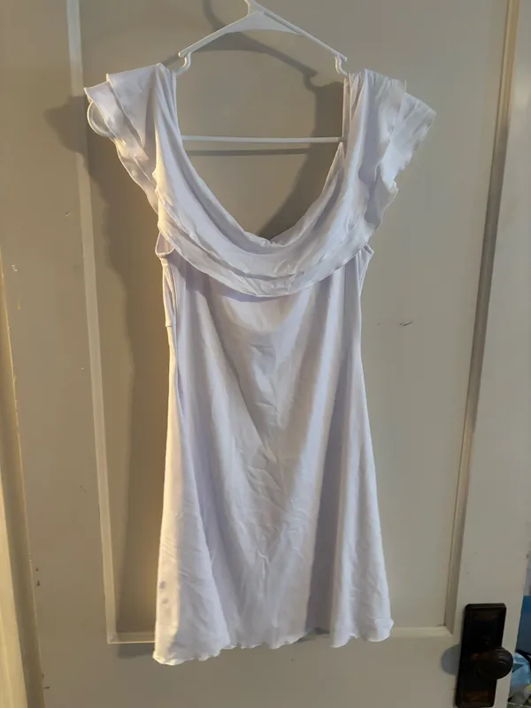 White Mini Dress - Image 2