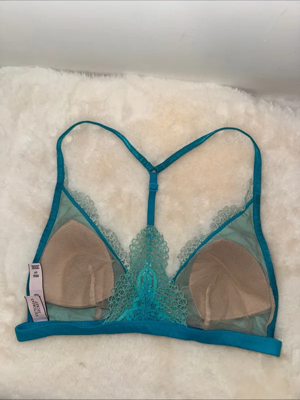Victoria’s Secret Ombré Lace Bralette Racerback Front Close Bra Women’s Small S - Image 4