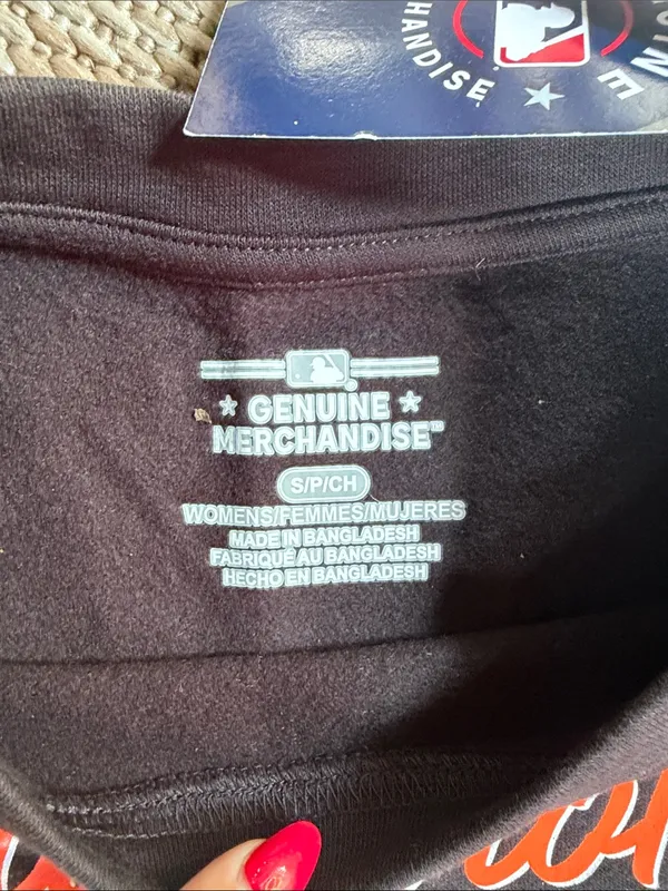 Genuine Merchandise NWT Baltimore Baseball Crew neck sweatshirt Black - Image 2
