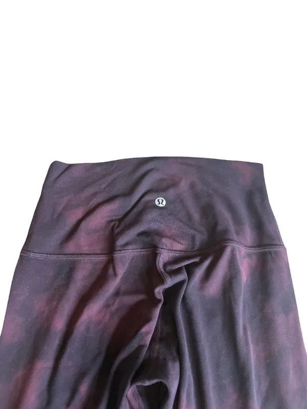 Lululemon High-Rise Stretch Leggings Tie Dye Yoga Workout Casual Size 4 Women's - Image 9