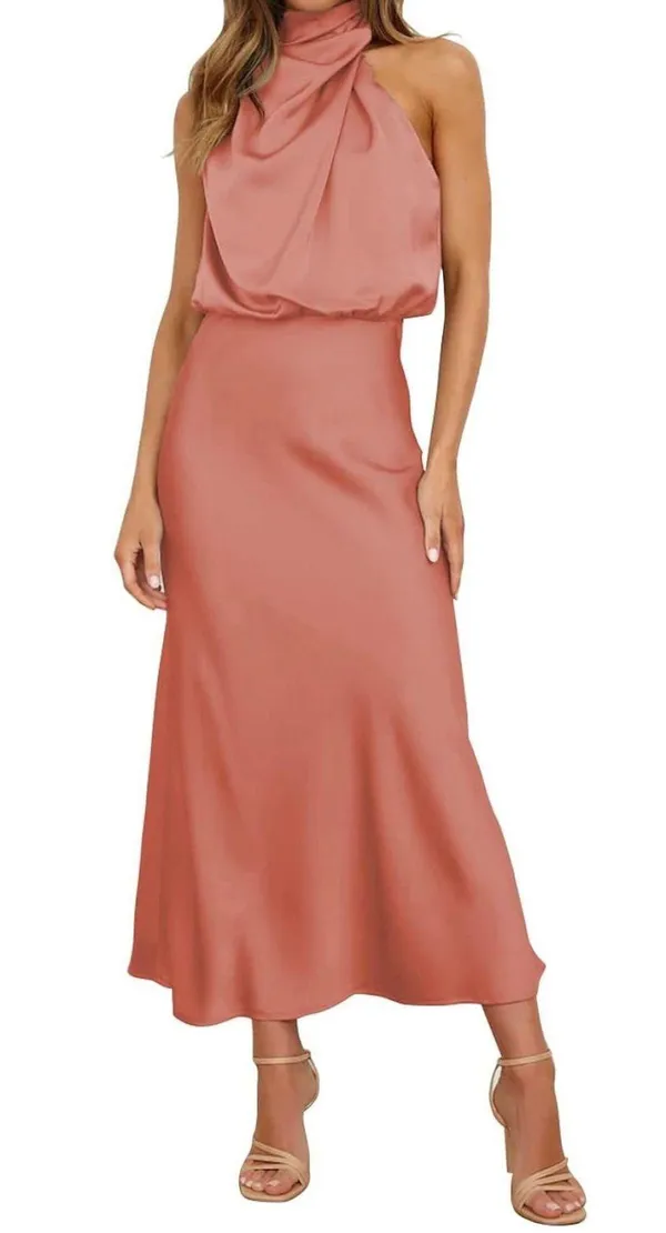 Amazon Satin Dress - Image 4