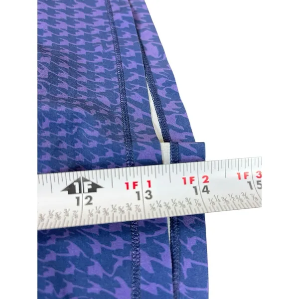 All In Motion Women’s XL (14/16) Purple Blue Houndstooth Active Skort - Image 7