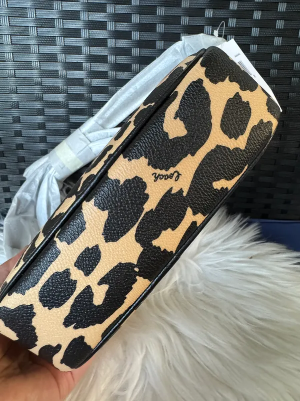 Coach Mini Jamie Camera Bag With Leopard Print cy348 - Image 4