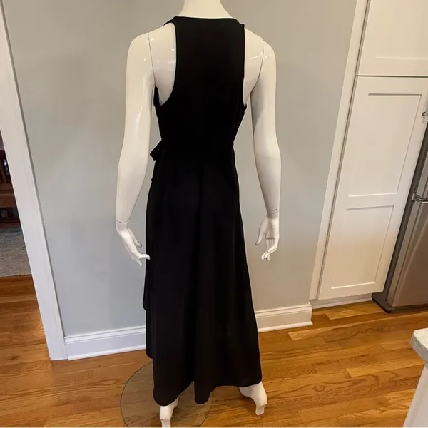 Abercrombie & Fitch Sleeveless Black Wrap Dress - Image 8