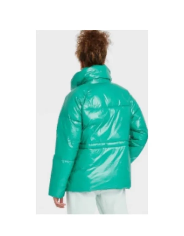 Green Puffer Jacket - Image 4