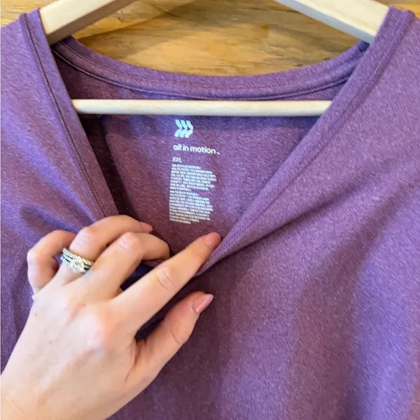 All in Motion Women’s Short Sleeve Purple size XXL - Image 3