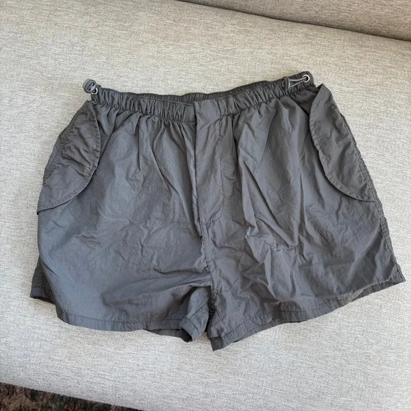 Charlotte Russe Athletic Shorts S Gray Elastic Waist Gorpcore Utility Streetwear - Image 4