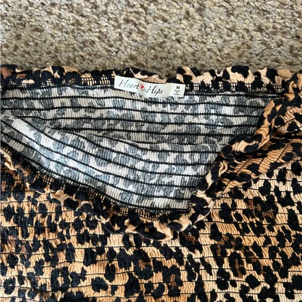 Heart & Hips leopard print tub top - Image 3
