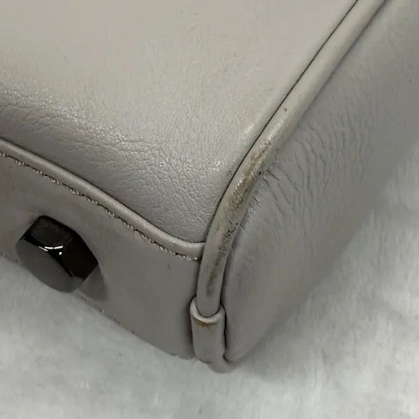 Rebecca Minkoff Crossbody Bag Leather Silver Hardware Pale Gray Small‎ - Image 8