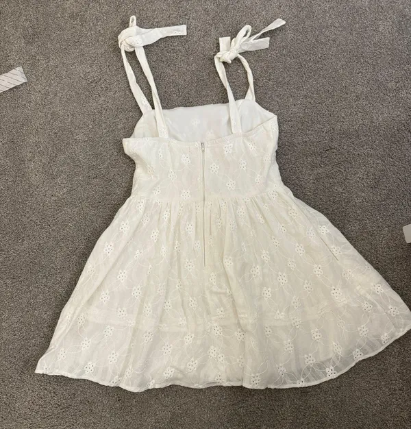 Altar'd State (no longer sold) white mini eyelet dress - Image 2